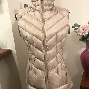 michael kors gold vest
